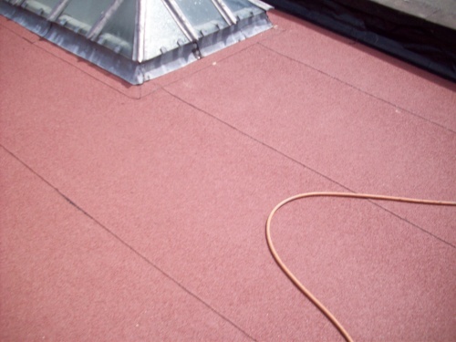 Before Worn Felt Roof